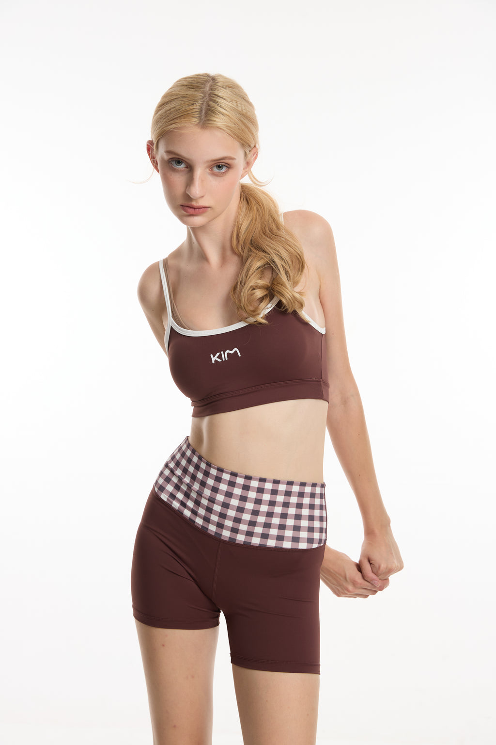 Set KIM Choco Check (Bra + Quần Short )