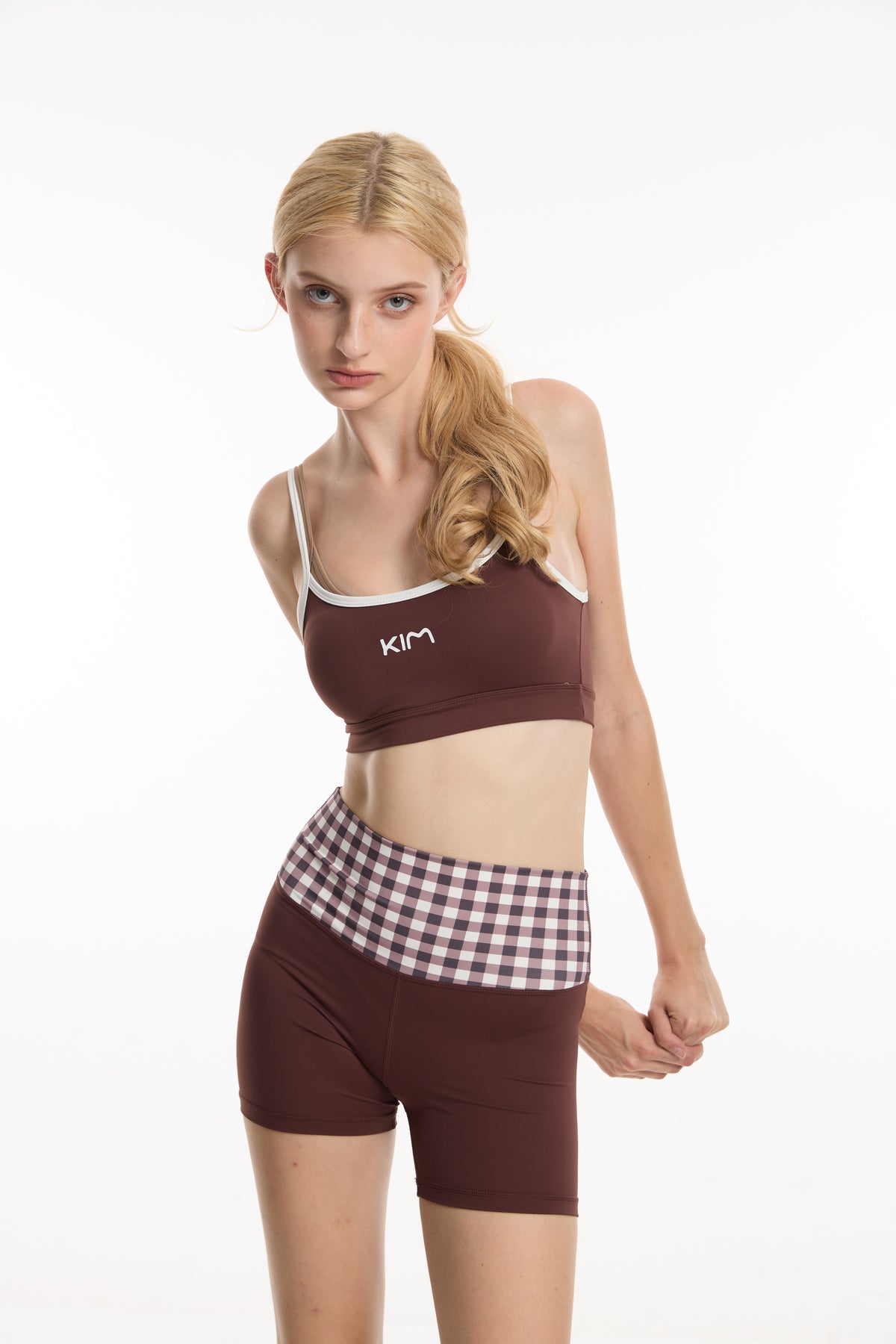 Set KIM Choco Check (Bra + Quần Short )