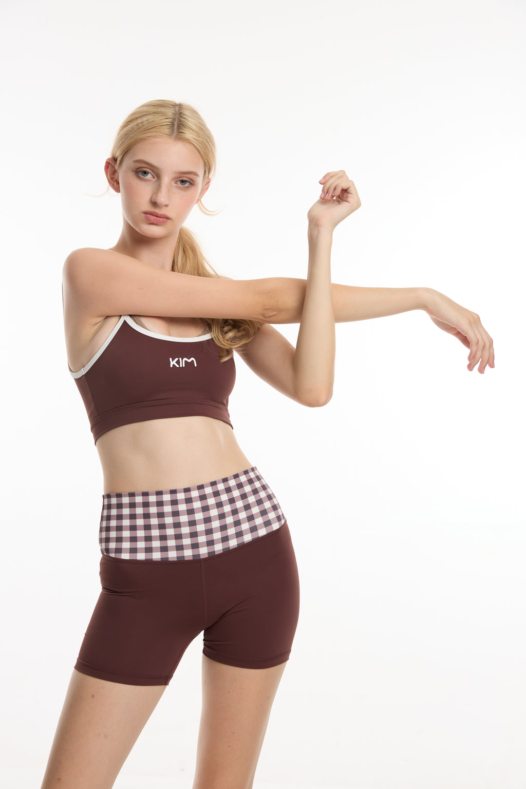 Set KIM Choco Check (Bra + Quần Short )