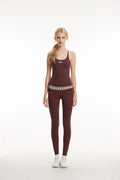 Set KIM Choco Check (Tank Top +Quần Legging)