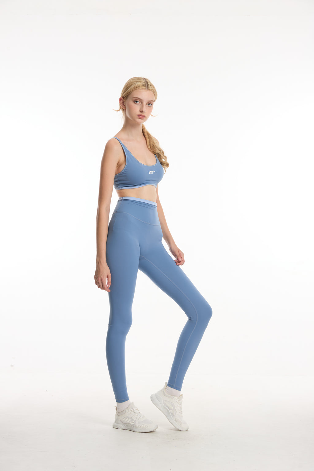 KIM Sky Blue Legging Set (Sport Bra, Quần Legging)